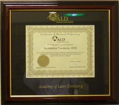 ALD(Academy of Laser Dentisry)指導医